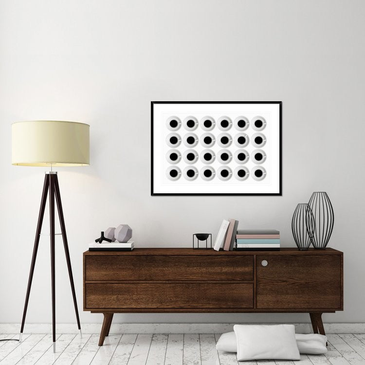 "Cups" Framed Digital Print by Stefan Eisele, 44x32"