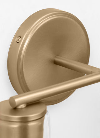 Sayward 2 Light Bath, Satin Brass