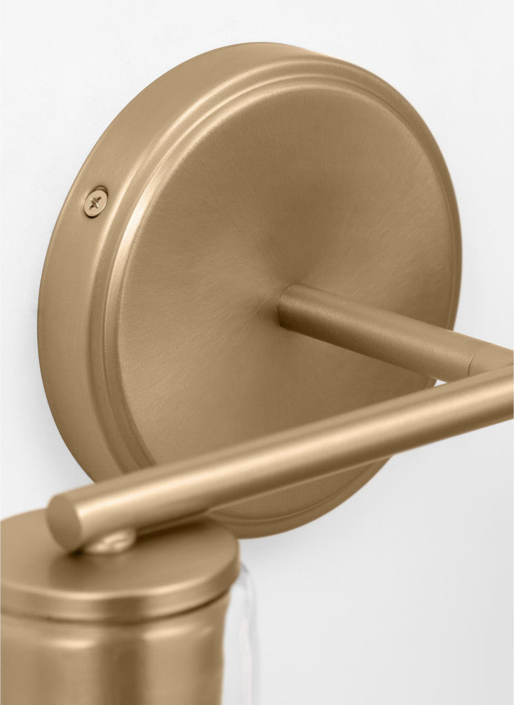 Sayward 2 Light Bath, Satin Brass