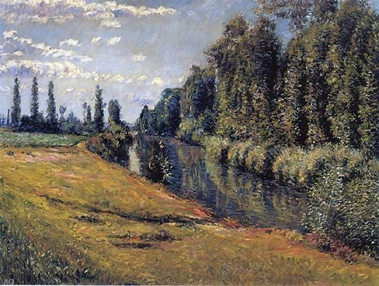 Gustave Caillebotte The Petit Bras of the Seine Wall Decal