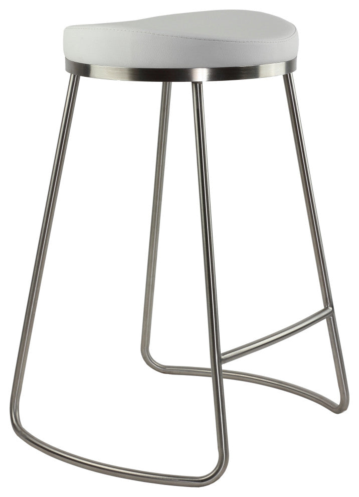 Cortesi Home Cortesi Home Bianco Counter Height Stools, White