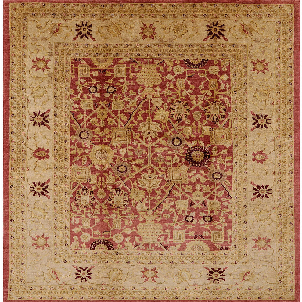 Ahgly Company Indoor Square Mid-Century Modern Area Rugs, 3' Square