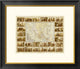 "Carta Etnografica, 1885" Framed Digital Print by Antonio Garcia Cubas, 26x23"