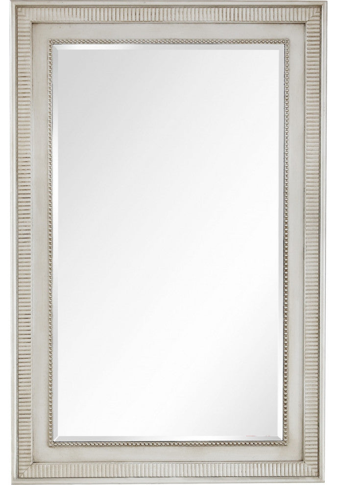 Antiqued Silver Finish Mirror