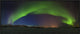 "Northern Lights" Framed Canvas Giclee by Roy Samuelsen, 41x17"