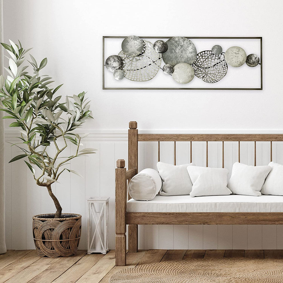 Abstract Dots Botanical Wall Decor, 35"