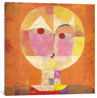 "Senecio" by Paul Klee, 12x12x1.5"