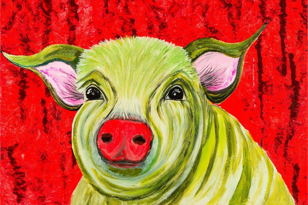 "Grace" Painting Print on Wrapped Canvas, 45"x30"