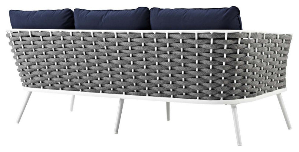 Stance Outdoor Patio Aluminum Sofa