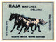 "Raja Matches Deluxe" Digital Paper Print by Phillumenart, 42"x32"