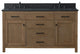 Jasper 60" Bathroom Vanity, Textured Natural, Blue Limestone
