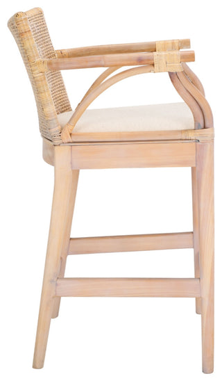 Safavieh Gianni Counter Stool, Natural/White Washed