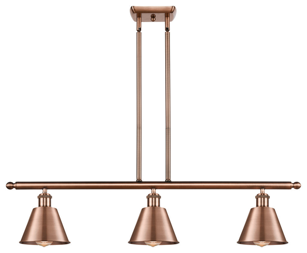INNOVATIONS LIGHTING 516-3I-AC-M8-LED Smithfield 3 Light Island Light