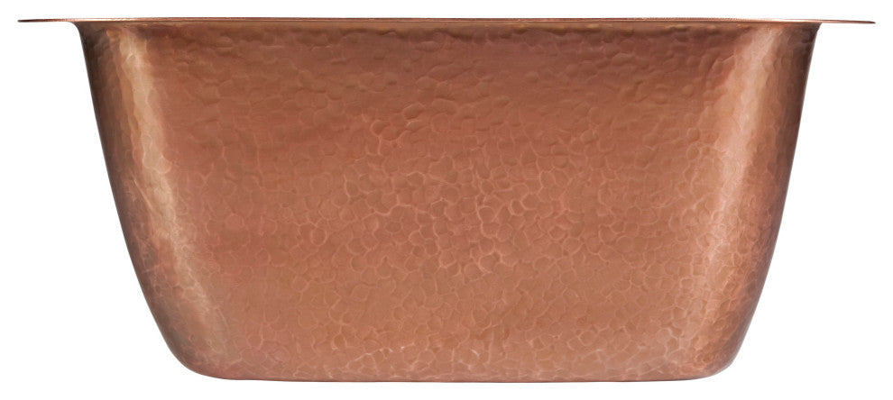 Thompson Traders 1SAC Tamayo 15-3/8" Undermount Hammered Copper - Antique