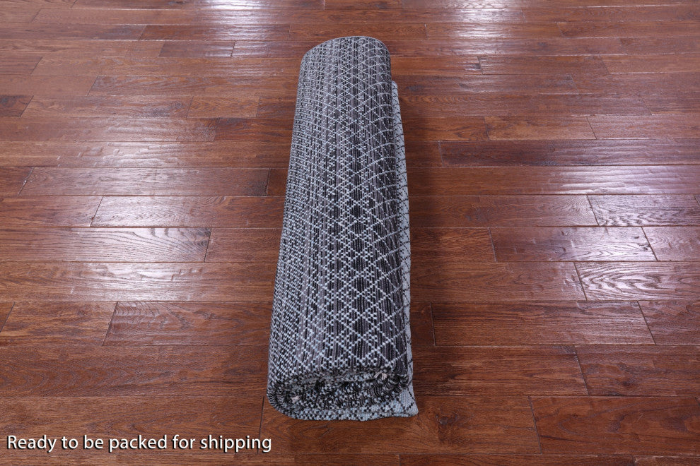 Handmade Savannah Grass Wool & Silk Rug 8' 0" X 9' 10" - Q15452