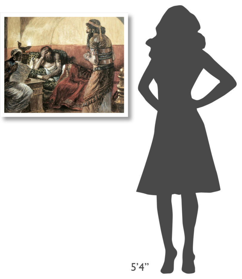 "Chronicles Are Read To Ahasuerus" Digital Paper Print by James Tissot, 32"x26"