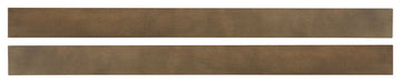 Westfield 76"W Wood Bed Rails, Set of 2, Harvest Brown