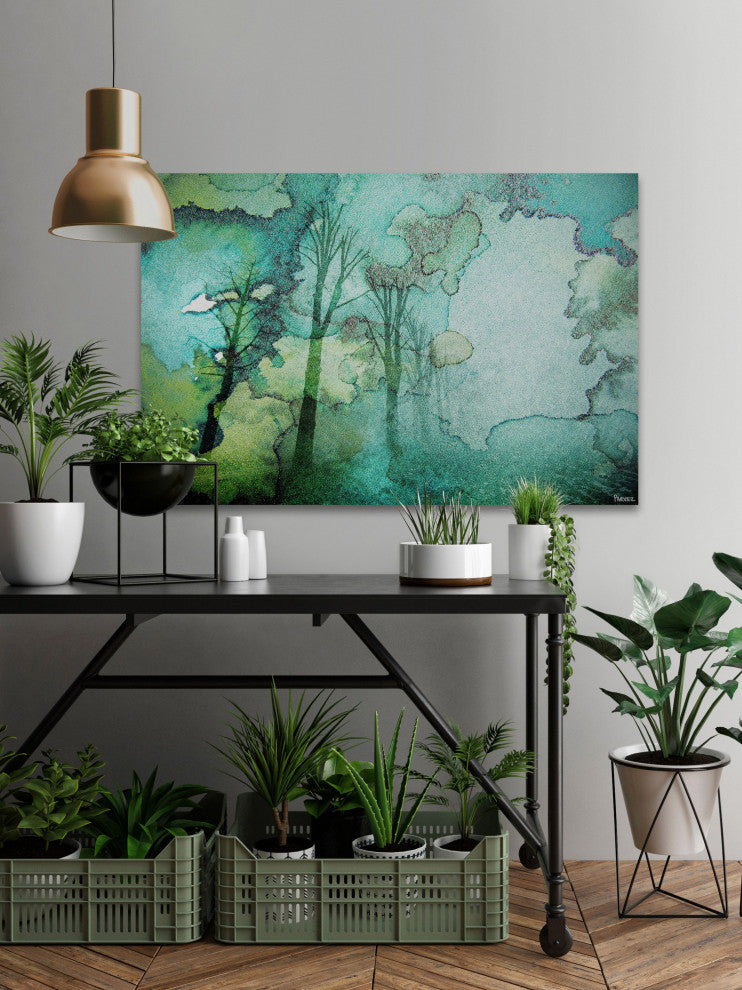 "Oceanic Watermark" Fine Art Canvas Print, 18"x12"