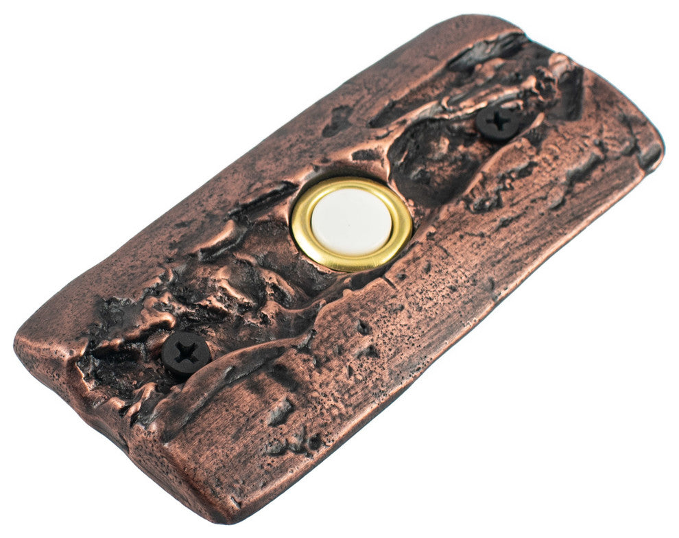 Glacier Doorbell, Handmade Luxury Hardware, Copper