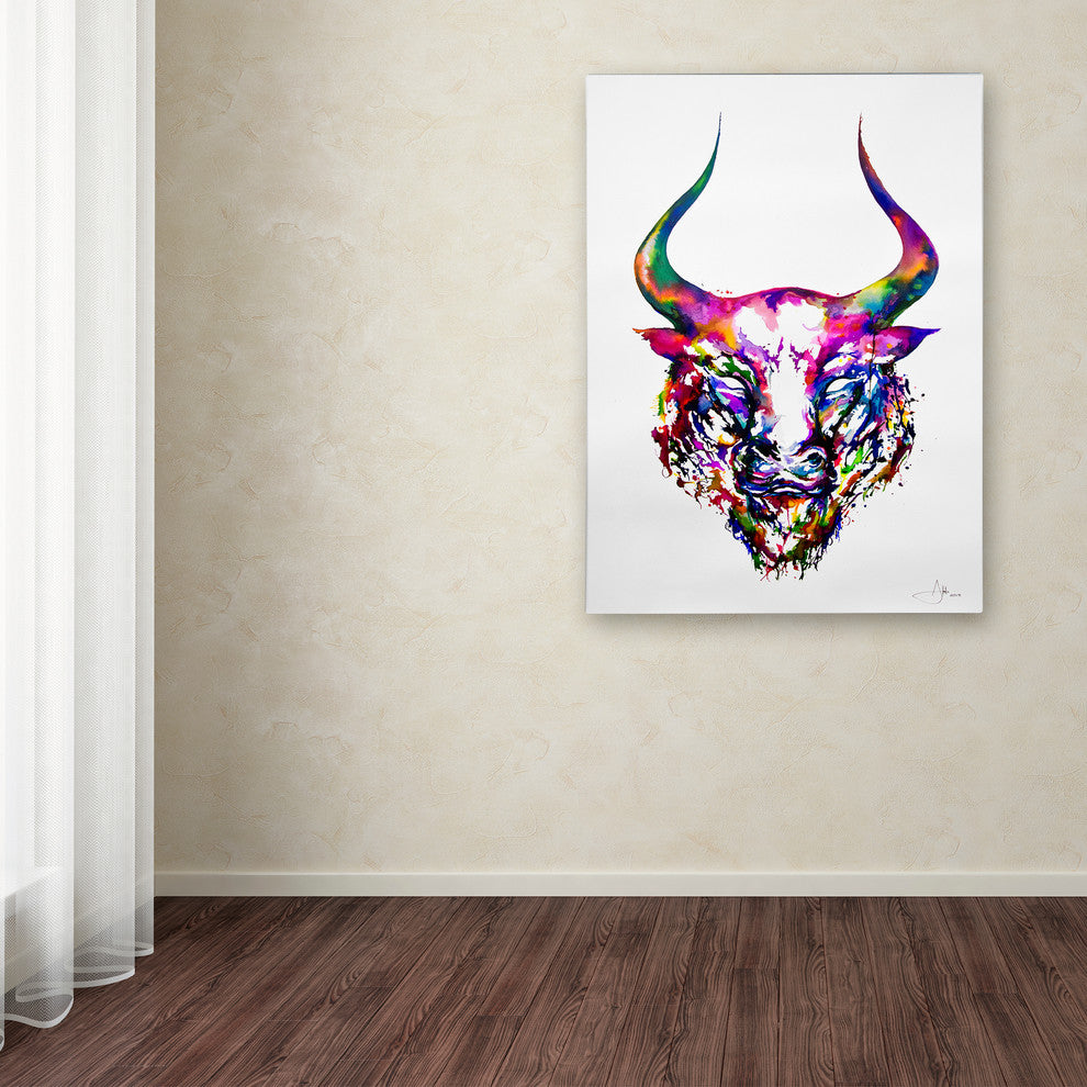 Marc Allante 'Philosopher' Canvas Art, 47x35