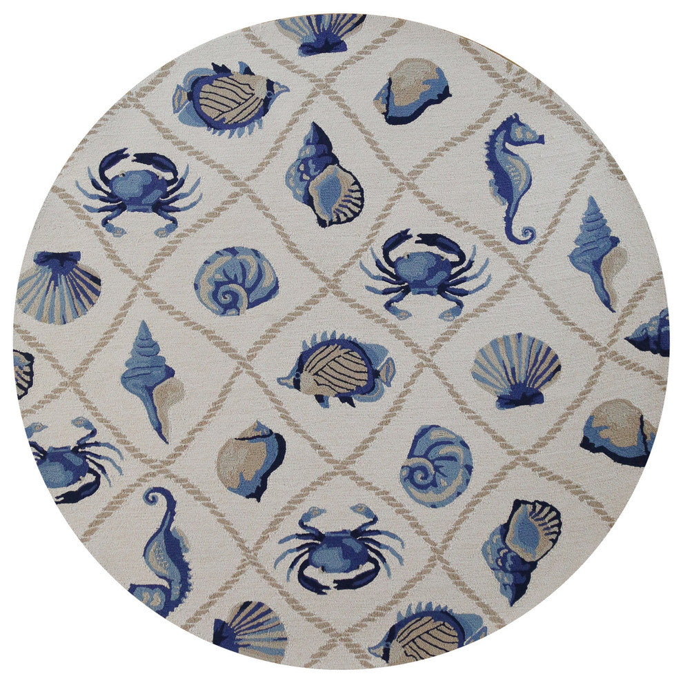 Harbor 4217 Sand Seaside Rug, 2'x3'