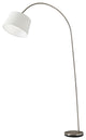 Goliath Arc Lamp, Satin Steel