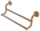 Remi 18" Double Towel Bar, Brushed Bronze
