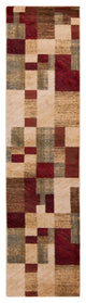 Surya Riley RLY-5006 9'10"x12'10" Rug, Red/Brown/Camel/Pear/Charcoal/Black/Tan