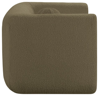 Abbington Boucle Fabric Upholstered Chair, Olive
