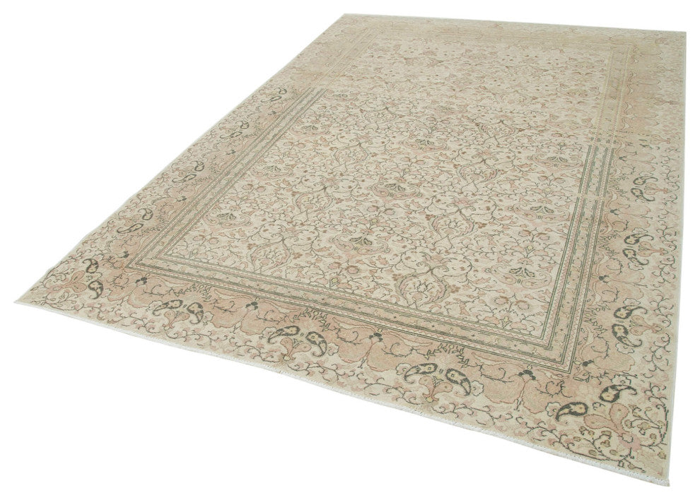 Rug N Carpet - Hand-knotted Turkish 6' 7'' x 9' 7'' Decorative Area Rug