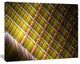 Brown Metal Protective Grids, Oversized Abstract Canvas Art Print, 60x40
