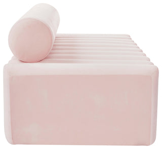 Melody Velvet Upholstered Chair, Pink, Sofa