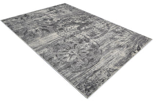MACHINE MADE HEATSET POLYPROPYLENE AREA RUGS -Silver Ivory,Contemporary Design, [Rectangle] 4'x6'