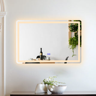 CHLOE Lighting SPECULO Back Lit LED Mirror 4000K, Warm White, 36"