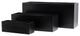 Belmont Rectangle Planter Box, Black, 30"x10"x10"