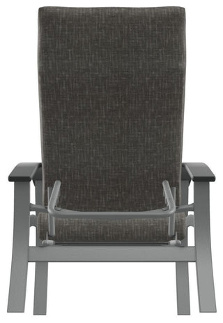 Belle Isle Cushion Outdoor Adjustable Back Chair, Hither Pewter/Graphite
