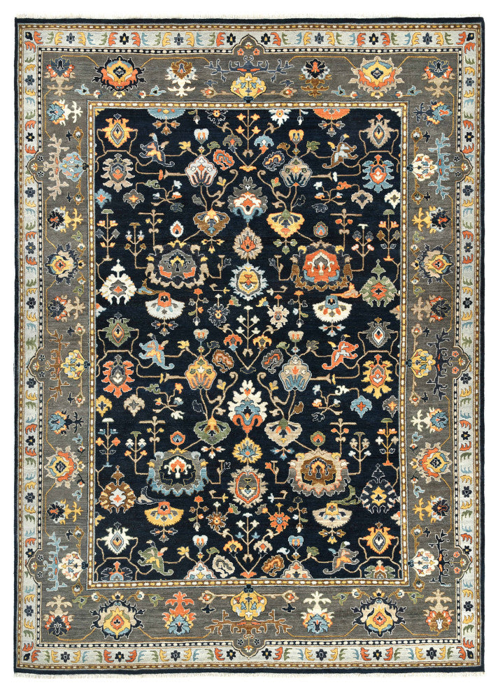 Antiquity Marian Area Rug, Navy Blue, 2' x 3', Persian