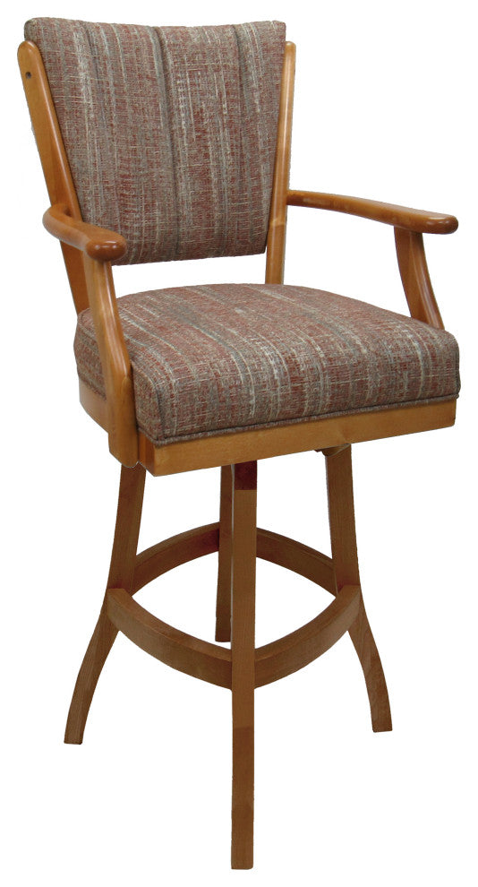 Classic Counter Bar Stools 26" 30" Extra Tall 34", Watusi Madder - Honey, 34"