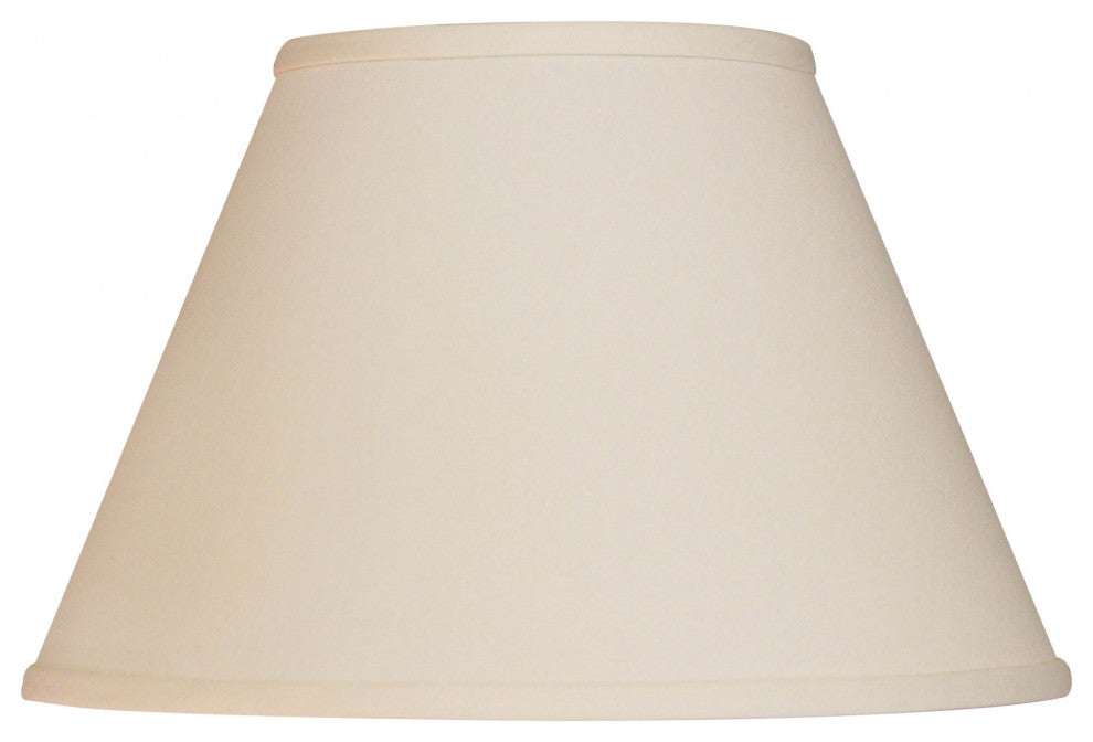 12" Ivory Premium Empire Slanted No Slub Lampshade