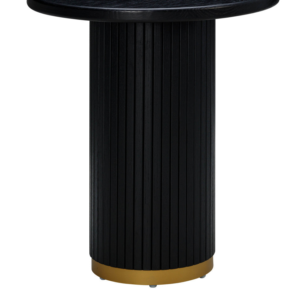Chelsea Entry Table, Black Oak