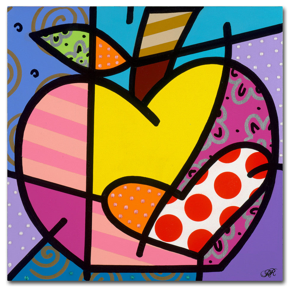Roberto Rafael 'Big Apple IV' Canvas Art
