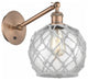 Innovations 317-1W-AC-G122-8RW 1-Light Sconce, Antique Copper