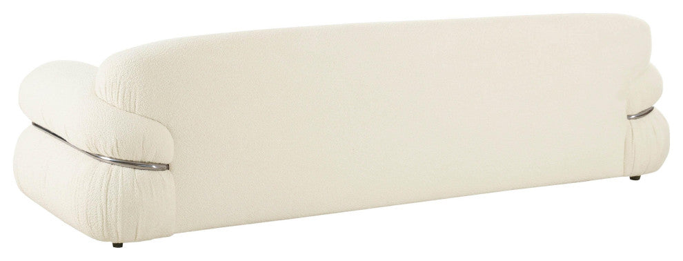 Leyla Cream Boucle Sofa Cream