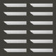 Ornate Cornice White Urethane Lunetta Design 12 Pieces Totaling 1152" Length