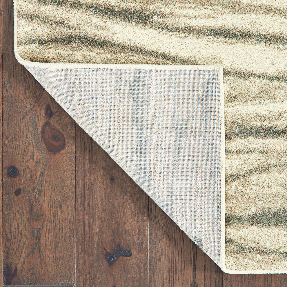 Carolina Organic Layers Ivory/Sand Area Rug, 2'x3'