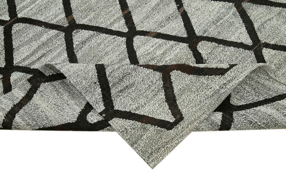 Rug N Carpet - Hand-knotted Turkish 8' 2'' x 9' 9'' Unique Wool Kilim Rug