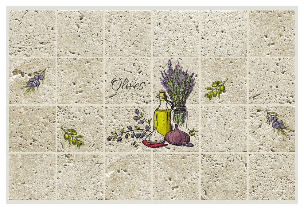 Purple Yellow Brick 3D Wall Panels, Set of 10, Covers 58 Sq Ft