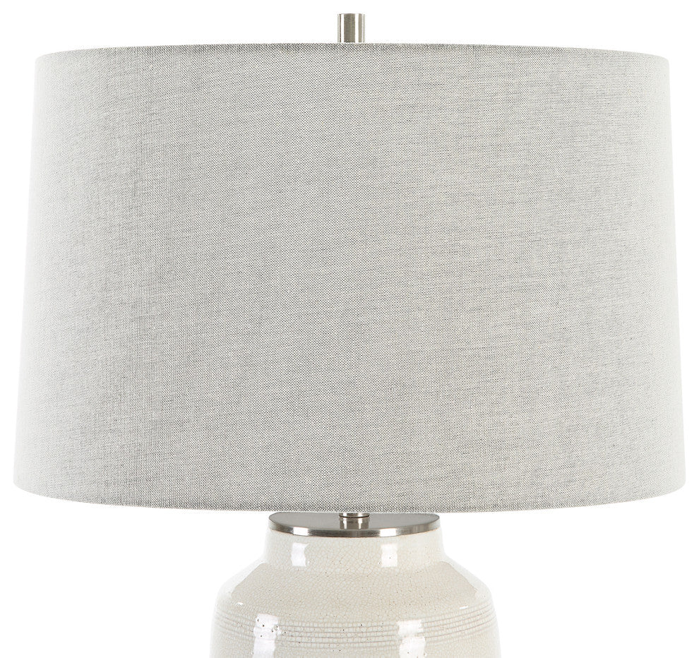 Odawa White Farmhouse Table Lamp