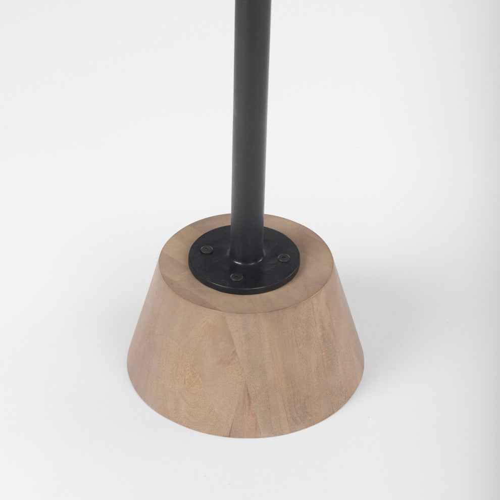 Maxwell Marble Top Pedestal End/Side Table