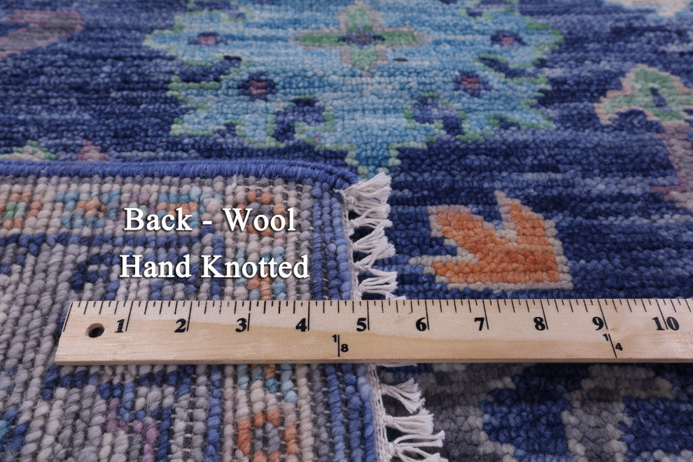 Turkish Oushak Hand-Knotted Wool Rug 6' 3" X 9' 3" - Q15702